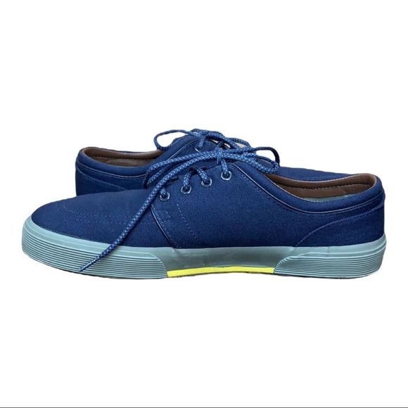 Sz13 Faxon Ralph Lauren Polo Navy Blue Shoes - Picture 3 of 7